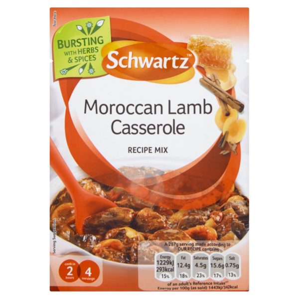 Schwartz Moroccan Lamb Casserole Recipe Mix, 35 g (BB: 17-01-2025) For Cheap