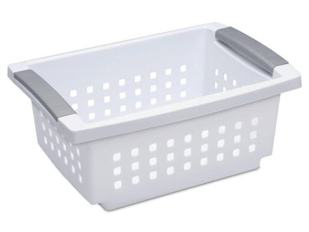 Sterilite Small Stacking Basket, White Online