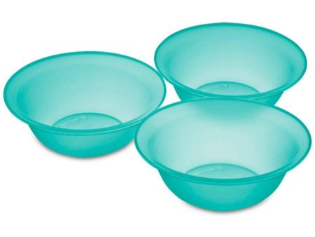 Sterilite Bowls 3 Set Turqoise, 0.6 L Supply