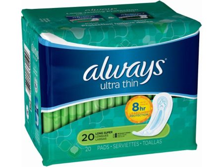 Always Ultra Thin Long, 20 ct Online