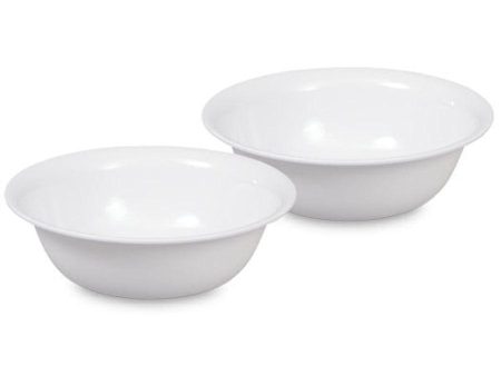 Sterilite Bowl 2 Set White, 1.4 L Supply