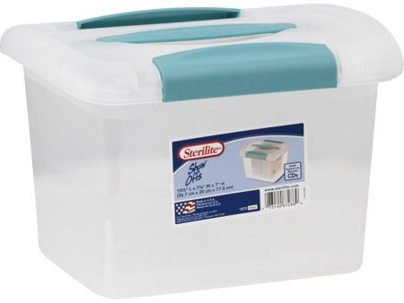 Sterilite Nesting Showoff Blue 26.7L x20W x18H cm Supply