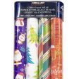 Kirkland Christmas Wrap 4 Rolls, Red Purple Online