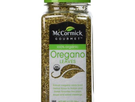 McCormick Gourmet, 100% Organic Oregano Leaves, 2.5 oz Hot on Sale