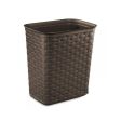 Sterilite Weave Wastebasket Espresso, 13 L Cheap