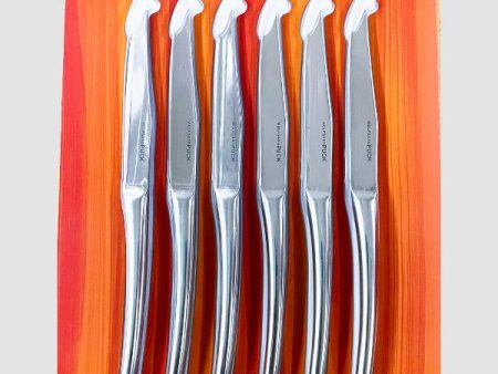 Wolfgang Puck Forged Stainless Steel Steak Knife, Set of 6 Cheap