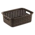 Sterilite Small Weave Basket, Espresso For Cheap