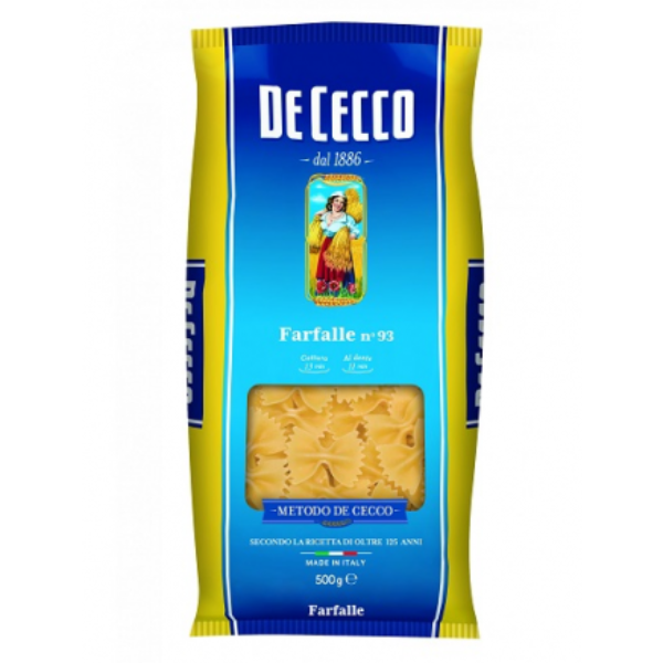 De Cecco Farfalle n°93, 500 g Discount