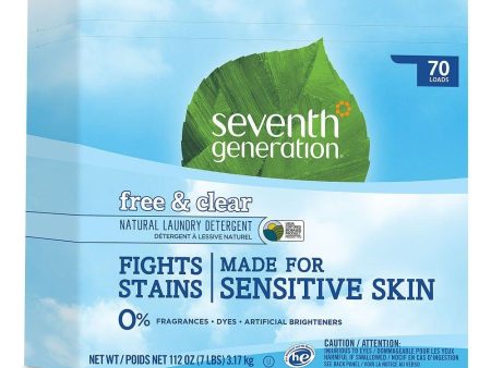 Seventh Generation Laundry Detergent Powder Sensitive Skin 70 loads, 112 oz Fashion