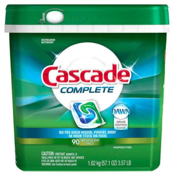 Cascade, Complete Dishwashinger Action Pacs, 90 ct For Discount