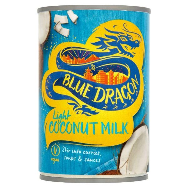 Blue Dragon Vegan Light Coconut Milk, 400 ml Supply