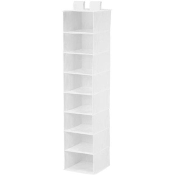 Honey Can Do 8-shelf Hanging Organizer, White Supply