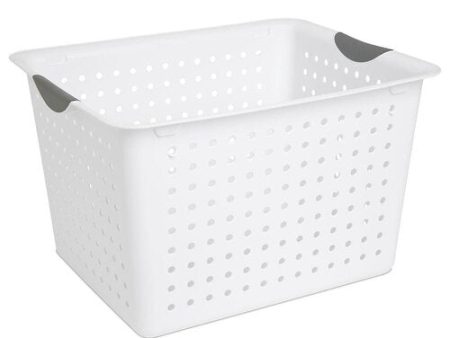 Sterilite Ultra Basket White, 40 x 25 x 33 cm Fashion