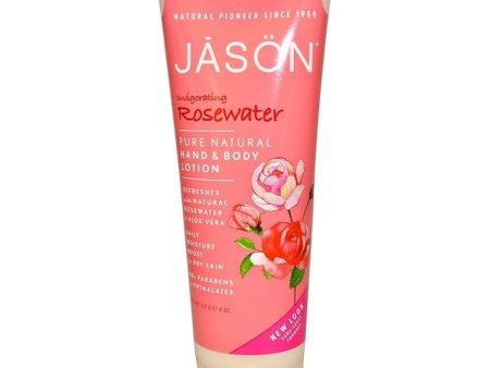 Jason, Rosewater Hand & Body Lotion, 8 oz Online