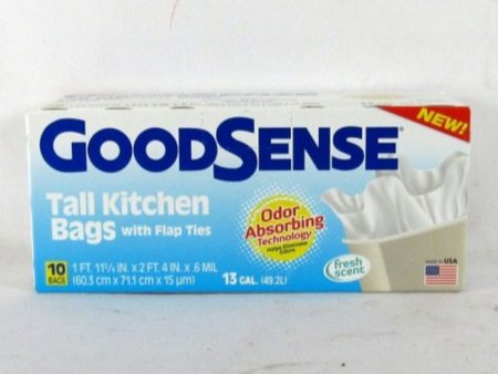 Good Sense, Tall Kitchen Bag 13gal, 10 Ct For Sale