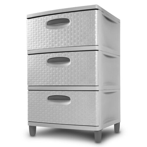 Sterilite 3Drawer Unit Grey, 50 x 48 x 81 cm Discount