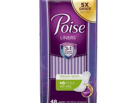 Poise Pantyliner Very Light, 44 ct Online Sale