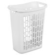 Sterilite Rectangular Open Hamper, White on Sale