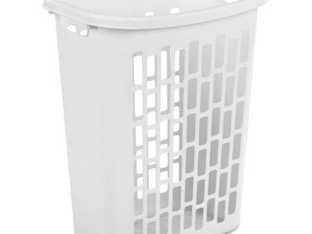 Sterilite Rectangular Open Hamper, White on Sale