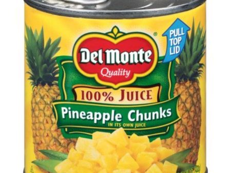 Del Monte Pineapple Chunks in its Own Juice, 435 g Online now