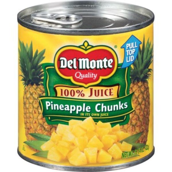 Del Monte Pineapple Chunks in its Own Juice, 435 g Online now