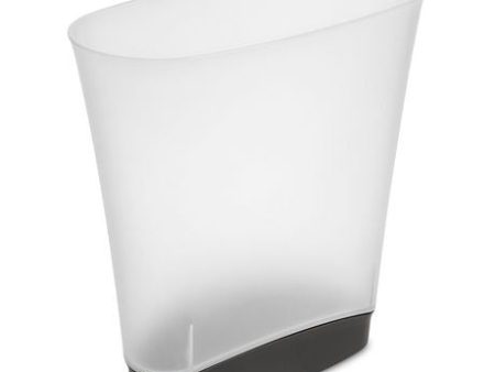 Sterilite Slim Wastebasket Clear, 9 L on Sale