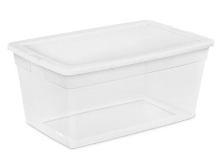 Sterilite Clear Storage Box, 85 L Hot on Sale