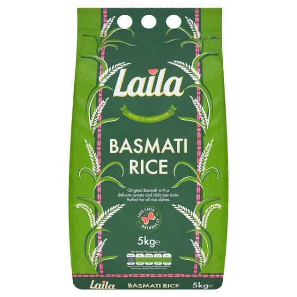 Laila Basmati Rice, 5 kg Hot on Sale