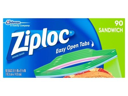 Ziploc Sandwich Bags, 90 ct Sale