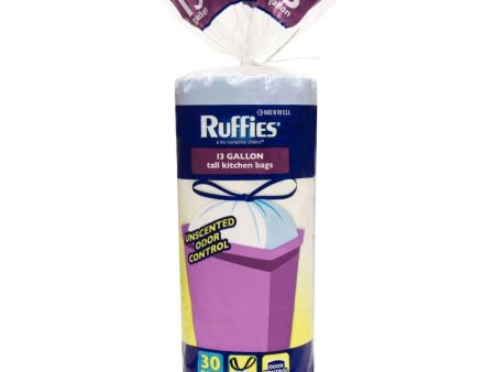 Ruffies, Stretch Tall Kitchen Bags, 17.6 oz For Discount