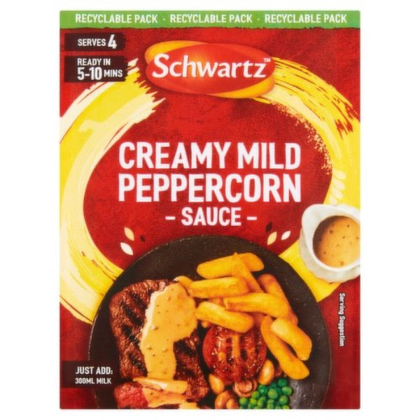 Schwartz Creamy Mild Pepper Sauce Mix 25g Online Hot Sale