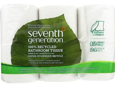 Seventh Generation, Bathroom Tissues 2-Ply, 12 roll x 240 Sheet Fashion