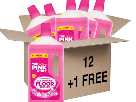 The Pink Stuff Floor Cleaner Liquid, 1Lx12 For Discount