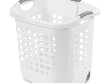 Sterilite Ultra Wheeled Laundry Basket, 62 L For Sale