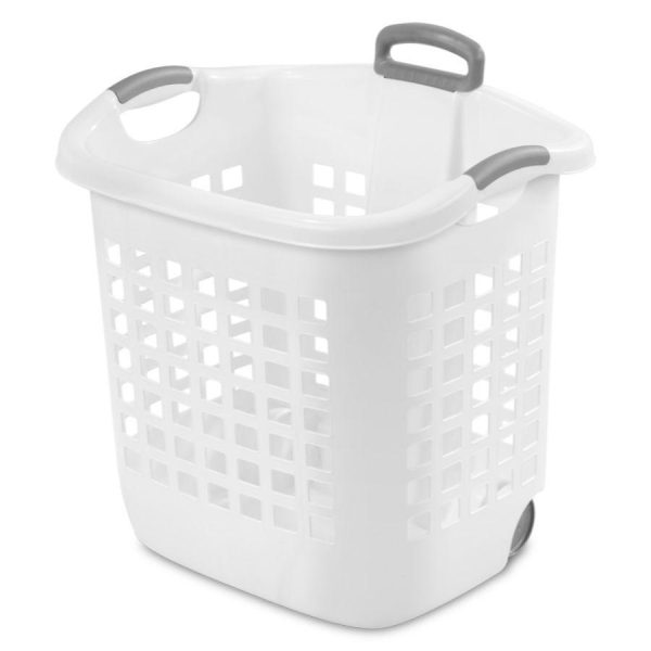 Sterilite Ultra Wheeled Laundry Basket, 62 L For Sale