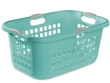 Sterilite Ultra Laundry Basket Aqua, 71 L Cheap