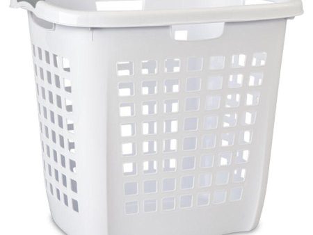 Sterilite Ultra Easy Carry Hamper White, 56 x 44 x 51 cm Supply