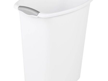 Sterilite Ultra Waste Basket White, 11.4 L Hot on Sale