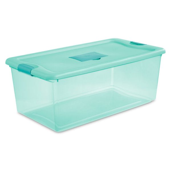 Sterilite Storage Fresh Scent Box Aqua, 100 L Online now