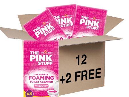 The Pink Stuff Foaming Toilet Cleaner 3ctx12 Online now