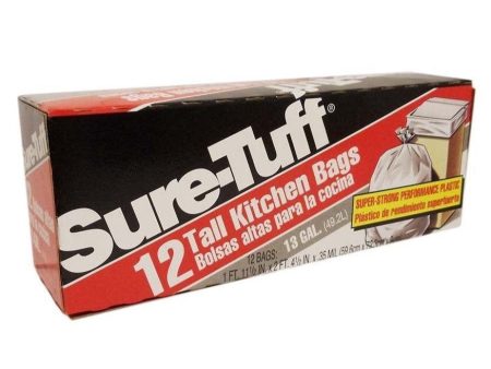 Sure-Tuff, Tall Kitchen Bag 13 Gal, 12 ct Online Hot Sale