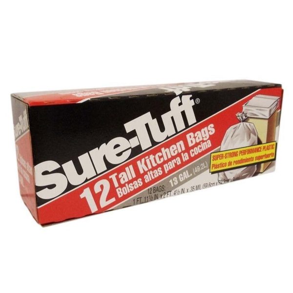 Sure-Tuff, Tall Kitchen Bag 13 Gal, 12 ct Online Hot Sale