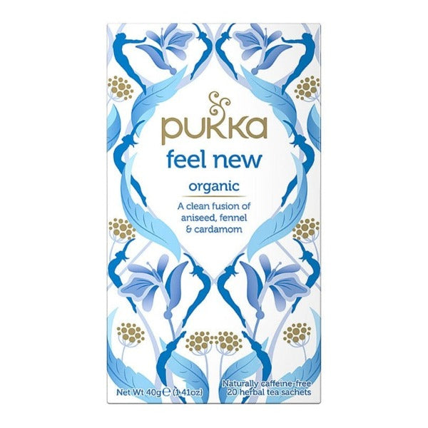 Pukka Feel New Herbal Tea, 20 Bags Online