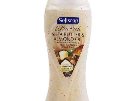 Softsoap, Shea Butter & Almond Oil Body Wash, 15 oz For Sale