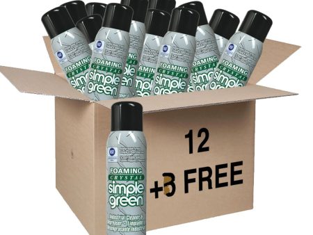 Simple Green Foaming Crystal Cleaner Degreaser,12x 20 Oz Online Sale