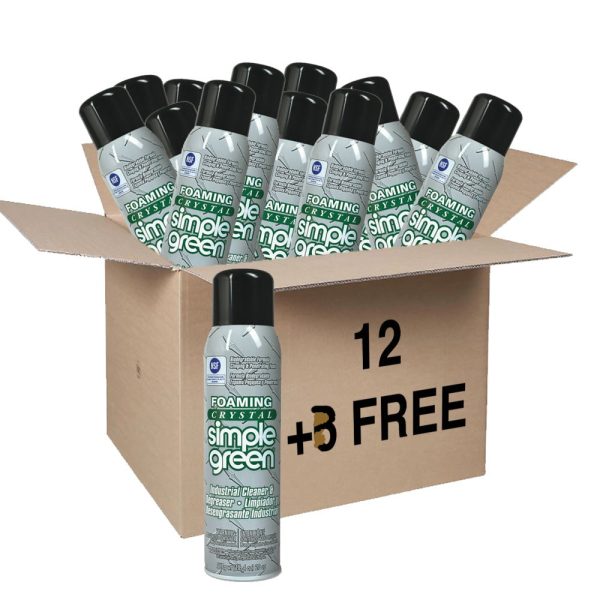 Simple Green Foaming Crystal Cleaner Degreaser,12x 20 Oz Online Sale