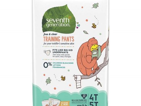 Seventh Generation, Training Pants Size XL 4T-5T + 38lb Cheap