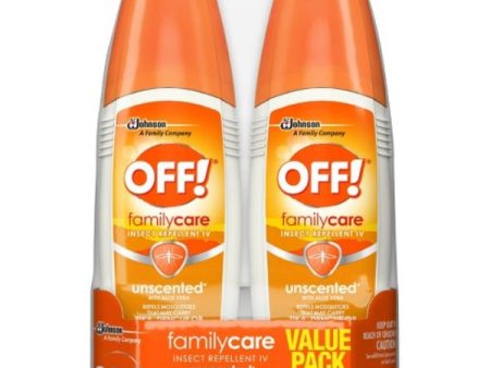 OFF! Family Care Mosquito Repellent Unscented, 2x 6 oz Online Sale