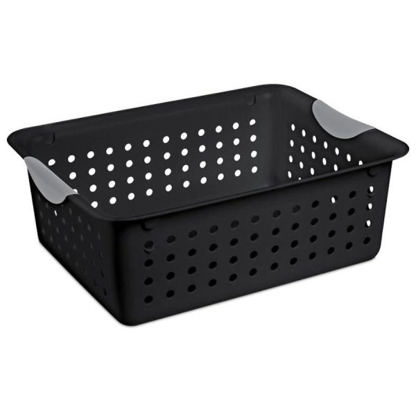 Sterilite Ultra Basket Black, 35 x 27 x 13 cm Sale