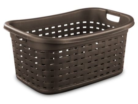 Sterilite Weave Laundry Basket Espresso Sale